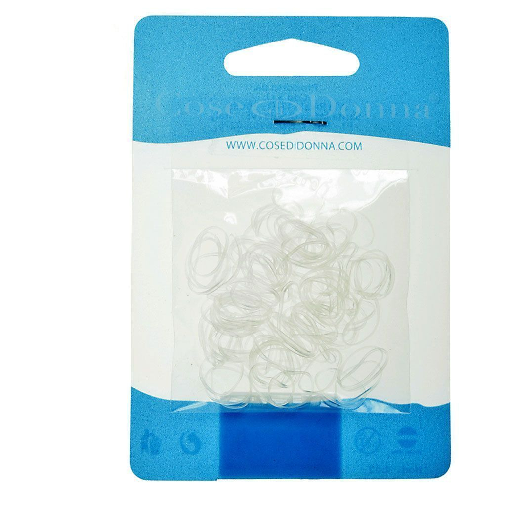 Clear Stretchy Rubber Ponytail Braids Plaits Holder Elastic
