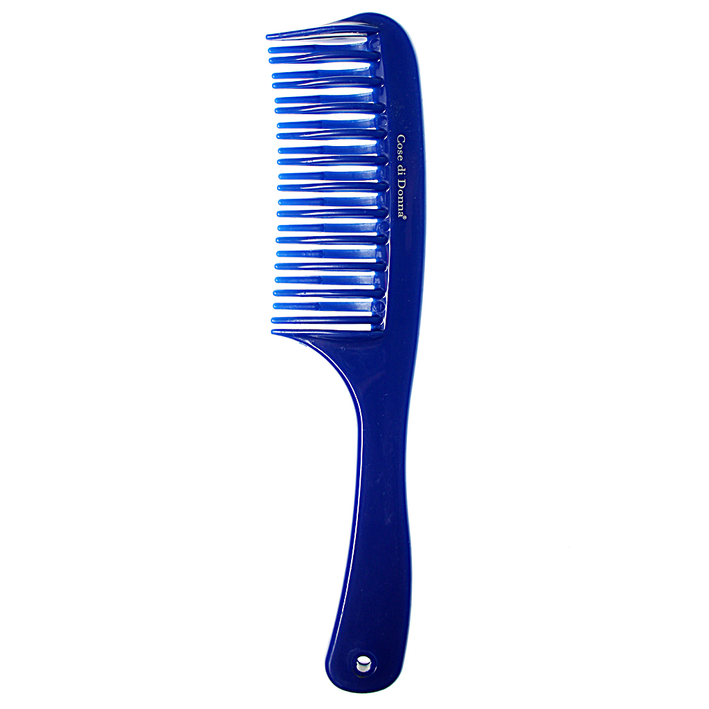 Large shampoo detangling hair comb, wide teeth with handle Ingrosso