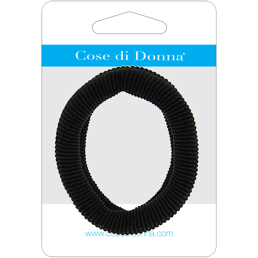 Confezione da 12 elastici per capelli in velluto, elastici per capelli per donne o ragazze, accessori per capelli neri